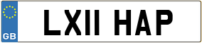 Truck License Plate